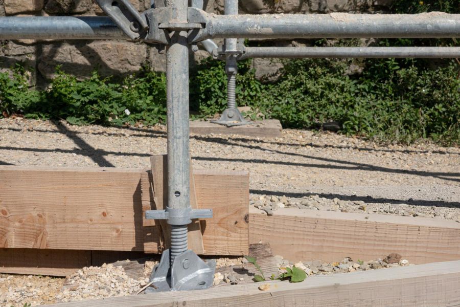 Steel Push Pier Installation in Macclenny, FL