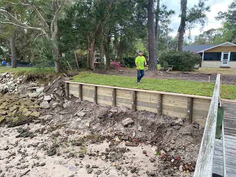 Seawall Repair in Macclenny, FL